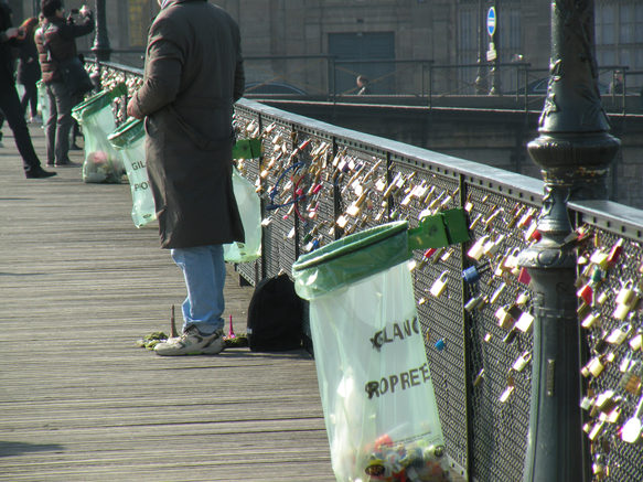  cadenas, Pont des Arts